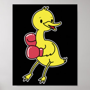 Póster El pato hace el boxeo