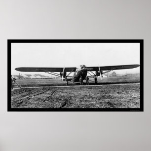 Póster El Patrician, el aeroplano más grande 1929 del