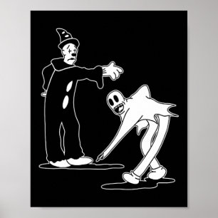 Póster El payaso Fantasma Mágica Danza