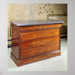 Póster El pecho de los cajones, período Louis-Philippe