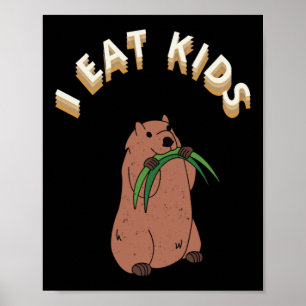 Póster El Pegatina de los niños se come a los niños