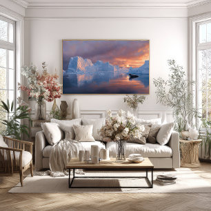 Póster El peine antártico: El respiro del atardecer de Se