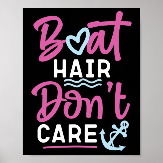 Póster El pelo del barco de vela no le importa (Frente)