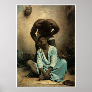 Póster El peluquero de Suez, 1876