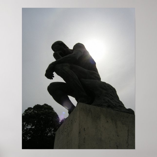 Póster El pensador (Frente)