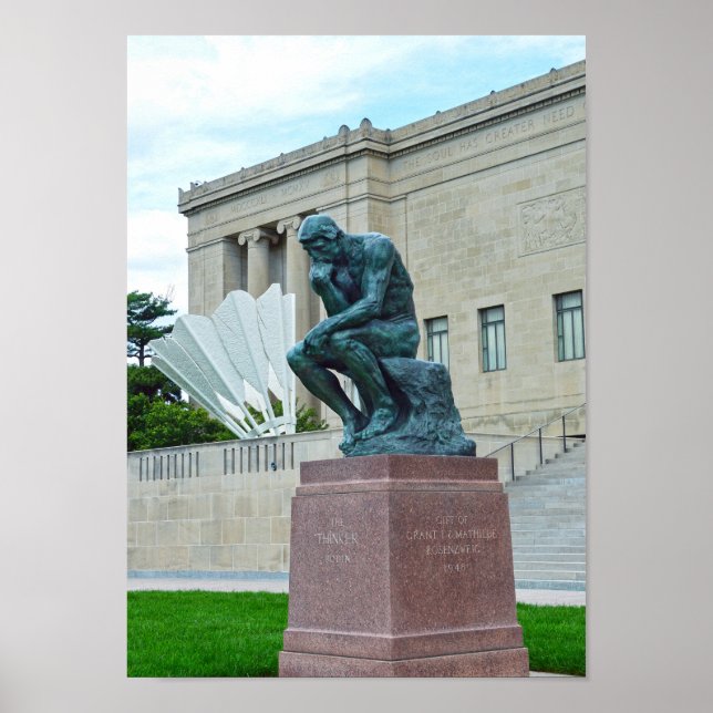 Póster El pensador y el obturador, Kansas City, MO (Frente)