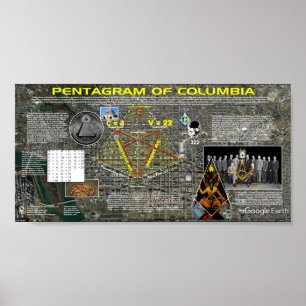 Póster El pentagrama de Columbia