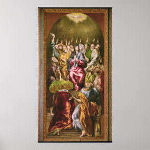 Póster El Pentecost, c.1604-14