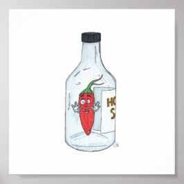 Póster El Pepperz, atrapado, impreso