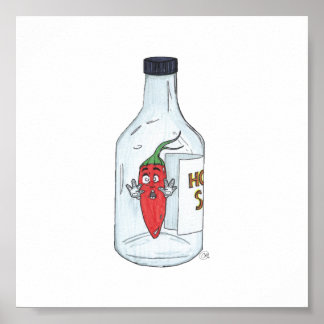 Póster El Pepperz, atrapado, impreso