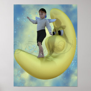 Póster El pequeño ángel en el juego Poster