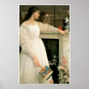 Póster El pequeño Chica blanco, la sinfonía en blanco, n°