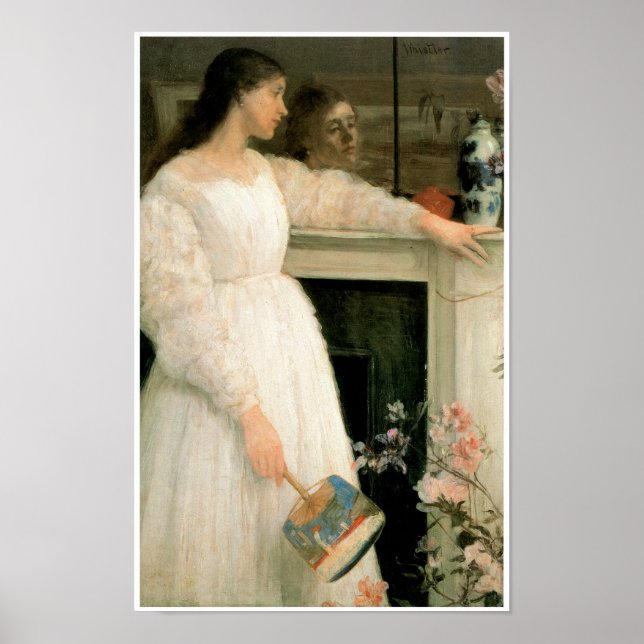 Póster El pequeño Chica blanco, la sinfonía en blanco, n° (Frente)