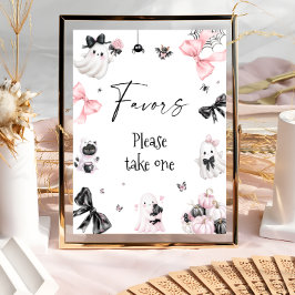 Póster El pequeño Chica de Boo Halloween favorece a Baby 