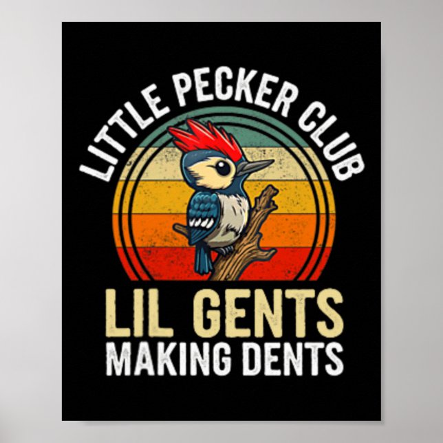 Póster El Pequeño Club De Pecker Lil Gents Haciendo Que L (Frente)