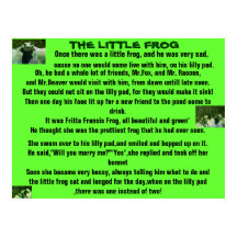 EL PEQUEÑO FROG, POEM poster