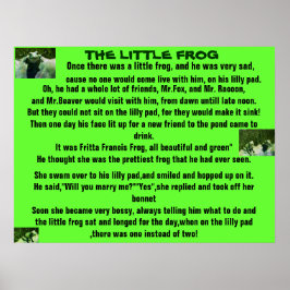 Póster EL PEQUEÑO FROG, POEM poster