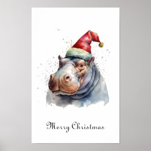 Póster El pequeño Hipo de Santa, personalizado
