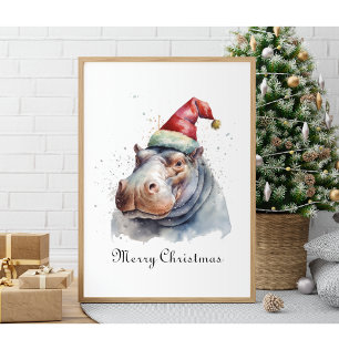 Póster El pequeño Hipo de Santa, personalizado