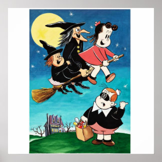 Póster el pequeño lulu y las brujas