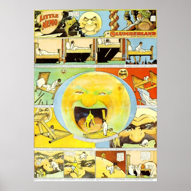 Póster El pequeño Nemo y la luna (Frente)