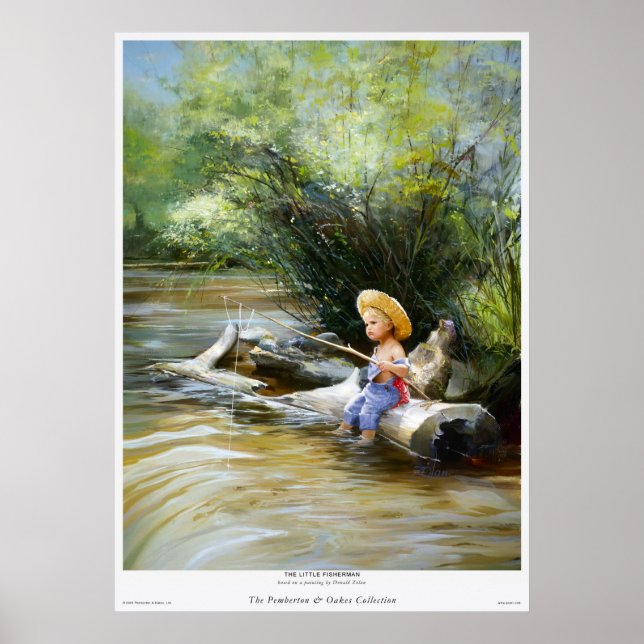 Póster El pequeño pescador (Frente)
