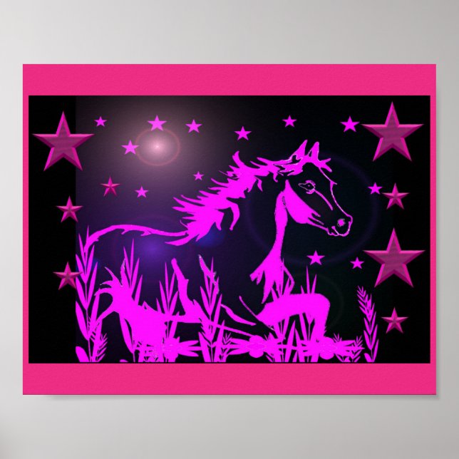 Póster El pequeño pony dulce, rosa (Frente)