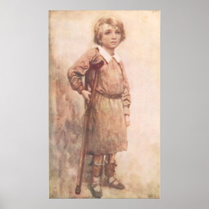 Póster El pequeño Tim... su pequeña y activa muleta.