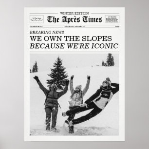 Póster El Periódico The Apres Times Porque Somos Icónicos