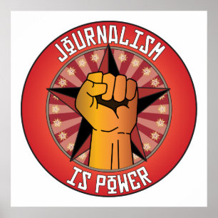 Póster El periodismo es poder
