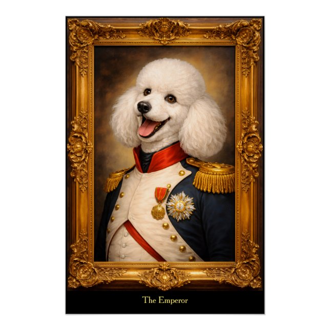 Póster El perro emperador (Anverso)