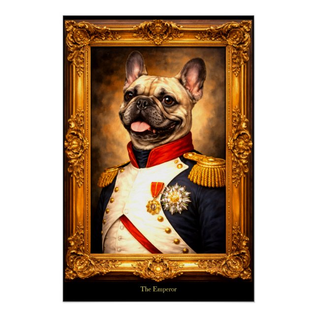Póster El perro emperador (Anverso)