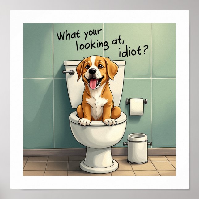 Póster El perro malcriado (Frente)