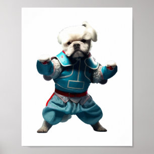 Póster El perro sabe que Karate se transformó
