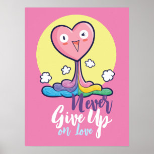Póster El personalizable nunca se rinde ante el amor