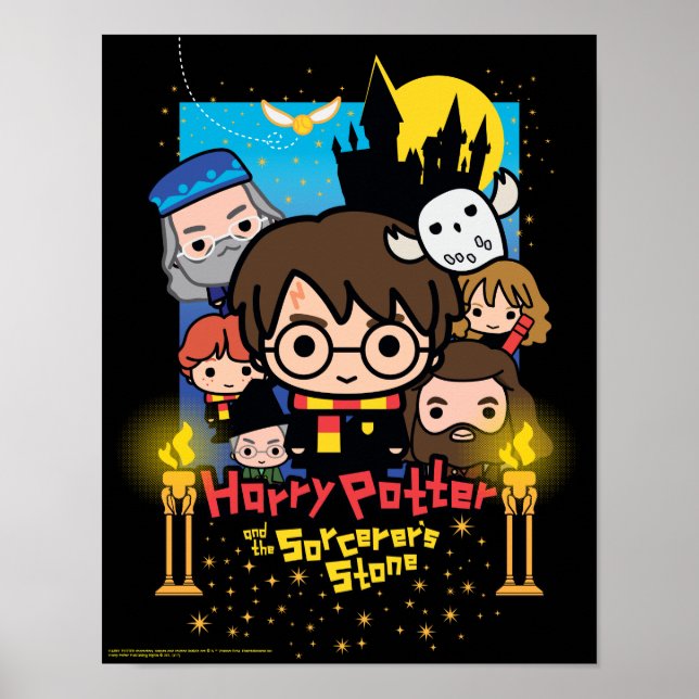 Póster El personalizado Harry Potter y la piedra de los h (Frente)