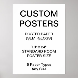 Póster El personalizado personalizó 18"" poster del