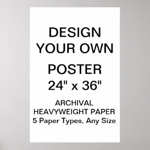 Póster El personalizado personalizó 24"" el poster de