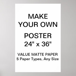 Póster El personalizado personalizó 24" x 36" poster del
