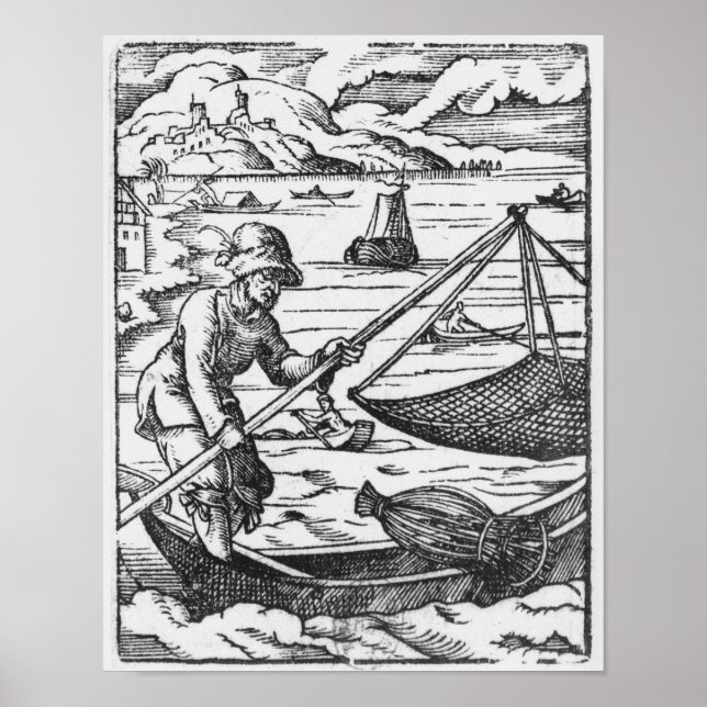 Póster El pescador (Frente)