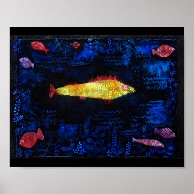 Póster El pez de oro, Paul Klee (Frente)