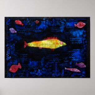 Póster El pez de oro, Paul Klee