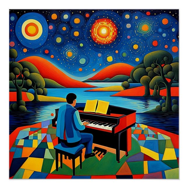 Póster El Piano Player 1 (Anverso)