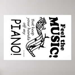 Póster El Piano Siente La Música