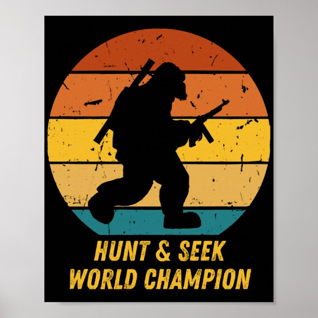 Póster El pie grande no quiere esconderse y buscar más ah (Frente)