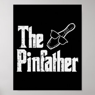 Póster El Pinfather Bolos Papá Día del Padre Bolos Papá
