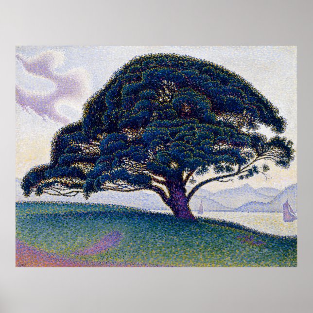 Póster El Pino Bonaventure de Paul Signac (Frente)