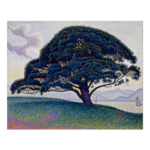 Póster El Pino Bonaventure, Pintura al Óleo, Paul Signac