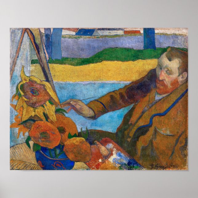 Póster El pintor de los girasoles | Paul Gauguin | (Frente)