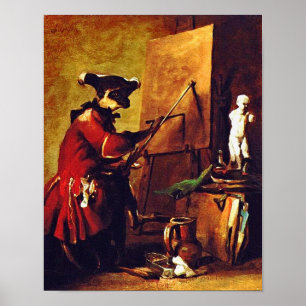 Póster El pintor de monos